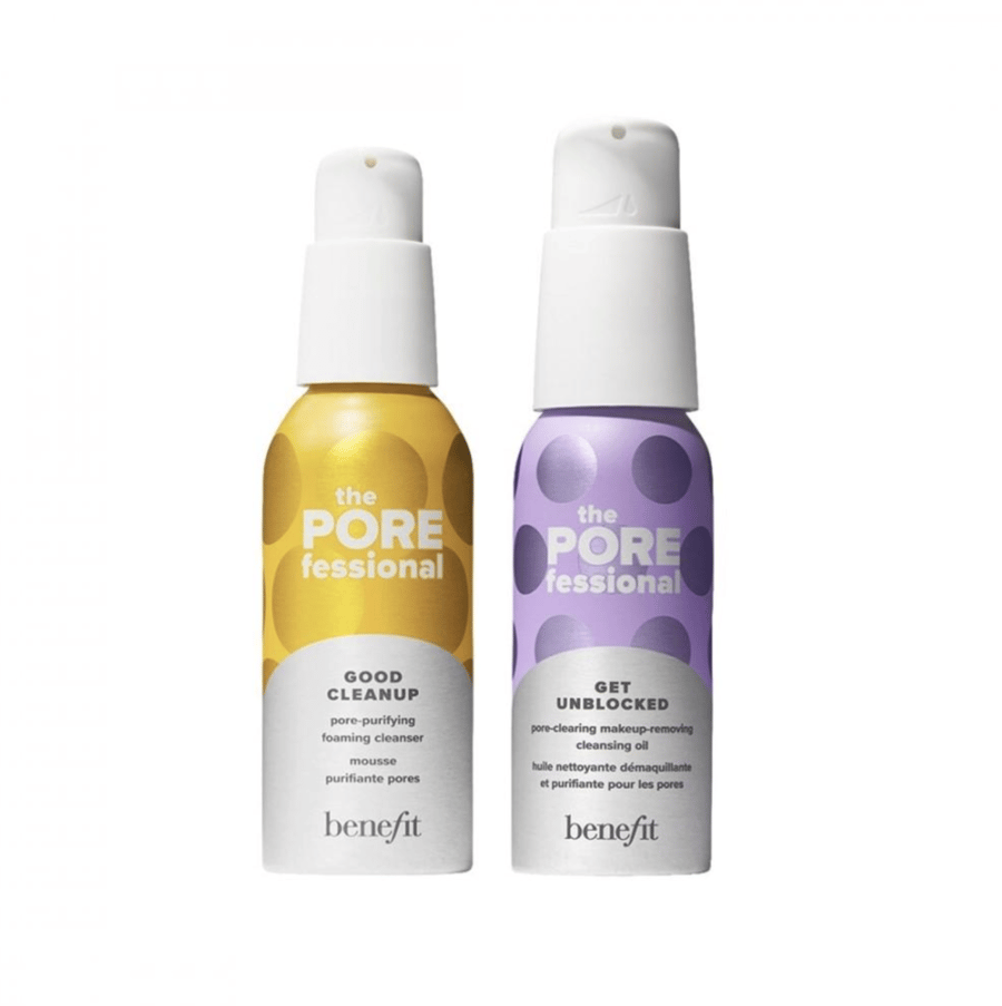 بنفت مجموعة التنظيف المزدوج ذا بورفيشنال - Benefit The POREfessional Double Cleanse Set