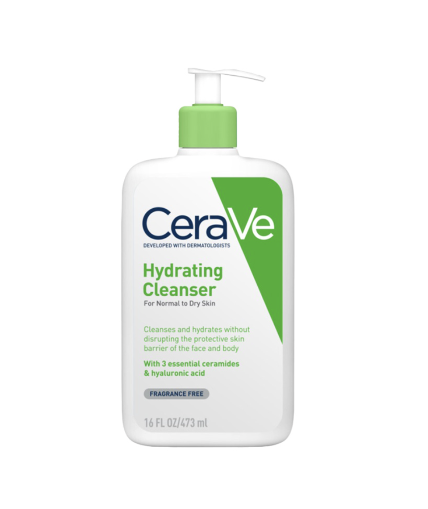 سيرافي غسول مرطب للبشرة العادية إلى الجافة 473 مل - CeraVe Hydrating Cleanser