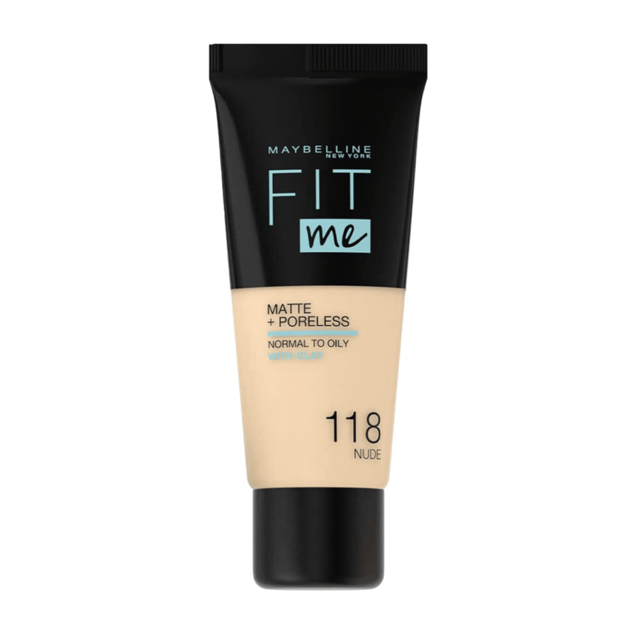 ميبيلين كريم أساس فيت مي 30 مل - رقم 118 Maybelline Fit Me Foundation