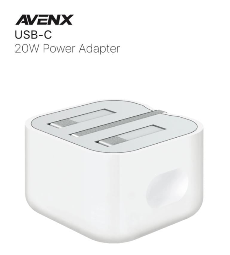 رأس شاحن ايفون PD 20 واط من شركة AVENX