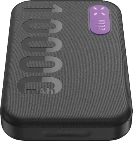 باور بانك 22.5 واط جودا NeoPower 10 موديل JD-PB038 | سعة 10000 مللي أمبير، USB-C وUSB-A – أسود