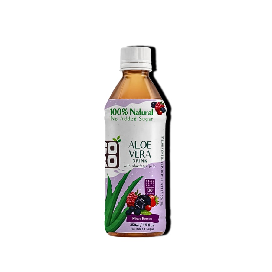 GORO Natural Aloe Vera Drink Mixed Berries with pulp 350ml