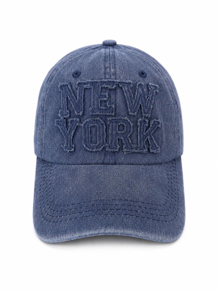 New York cap ازرق