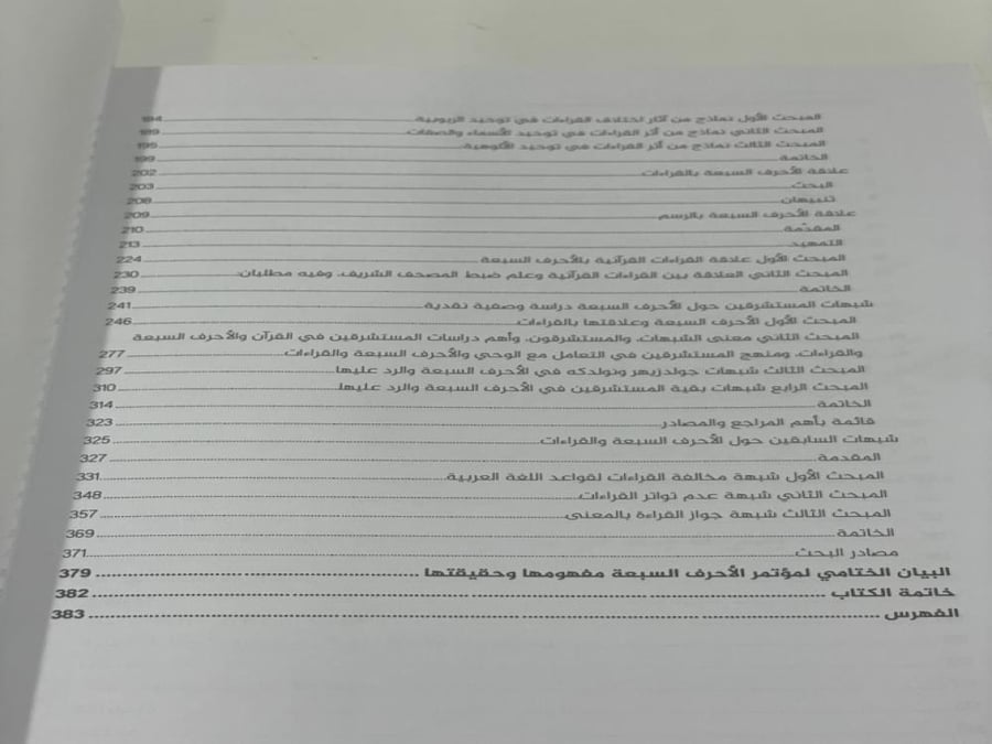 البحوث المشاركة في مؤتمر الأحرف السبعة – جامعة الكويت 2017