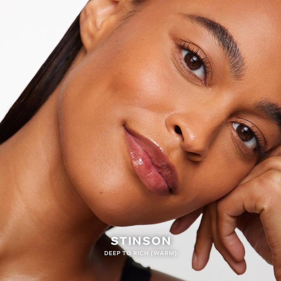 Saie Dew Bronze - Hydrating Liquid Bronzer Stick For a Sun Kissed Glow - Liquid Contour Stick Infused with Nourishing Skin Care Ingredients - Sculpted Face Makeup Essential - Stinson (0.4 oz)