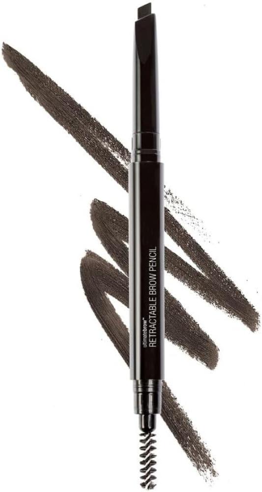 Wet n Wild Ultimate Eyebrow Retractable Definer Pencil, Dark Brown, Dual-Sided, Fine Tip, Shapes, Defines, Fills Brows Makeup