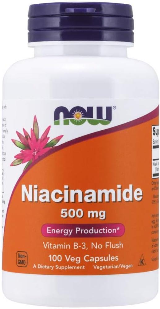 Now Foods Niacin Amide Tablets, 500 mg