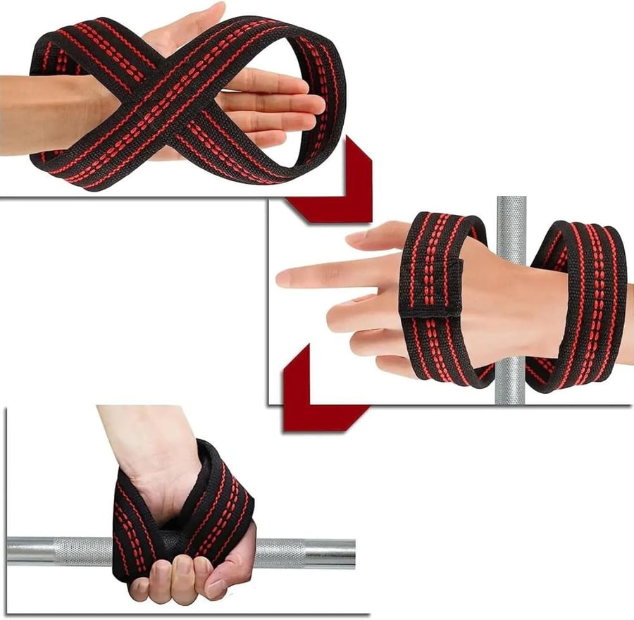 ToolHouse Weight Lifting Straps, Fitness Wrist Guards, Exercise Wrist Bands, 2PCS, For Fitness, Weight Lifting and Pull-Ups