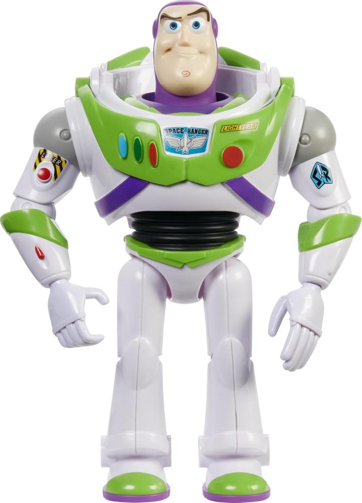Mattel Pixar Toys Buzz Lightyear Large Action Figure, Posable with Authentic Detail, Toy Collectible, 12 Inch Scale