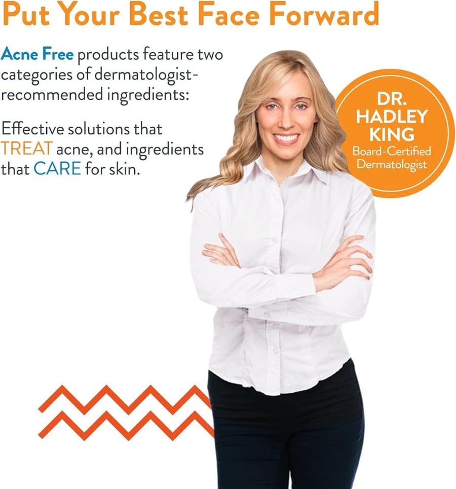 AcneFree Acne Free Adapalene Gel 0.1%, Once-Daily Topical Retinoid Acne Treatment, 30 Day Supply, 0.5 Ounce