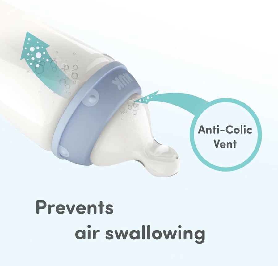 NUK Smooth Flow Anti-Colic Bottle Newborn Gift Set