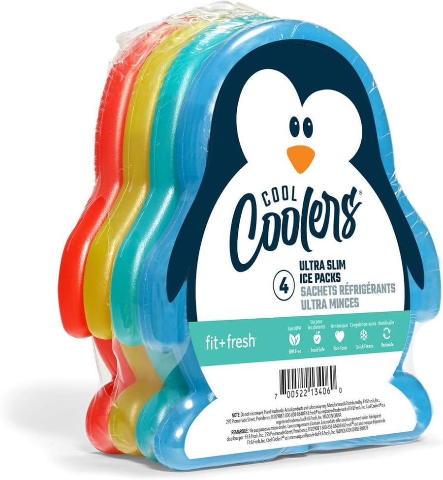 Fit & Fresh Shaped Slim Ice Packs