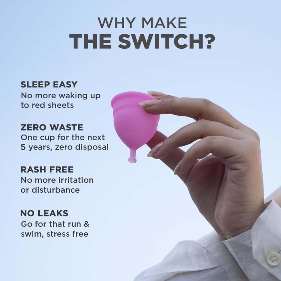 PEESAFE Menstrual Cup (Small) | Suitable for 18 Years & Below | Odour & Rash-Free | 100% Medical Grade Silicone | Comes with Travel Friendly Pouch | Leakage Proof & Infection Free