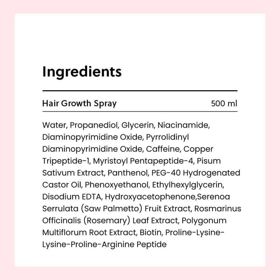 Forchics ForHair Non-Greasy Hormone Free Oil Spray - Promotes Thicker Natural Hair, Damage Repair, Ideal for Dry Scalp