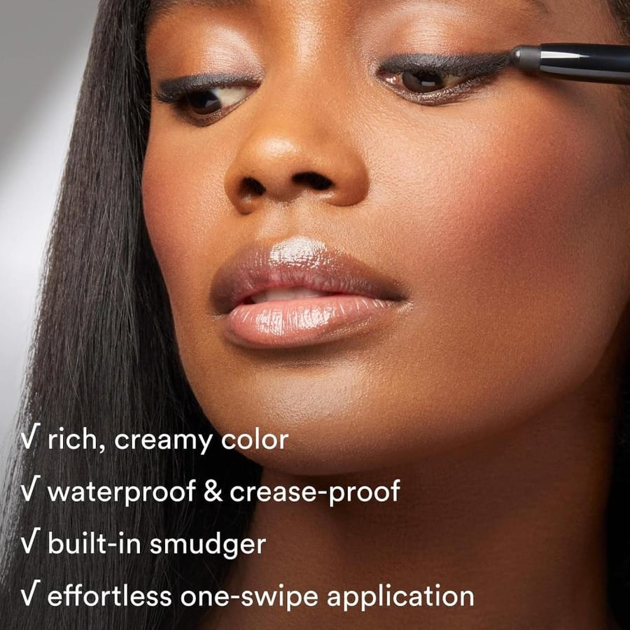Julep Eyeshadow 101 Crème to Powder Waterproof Eyeshadow Stick, Onyx Black Matte
