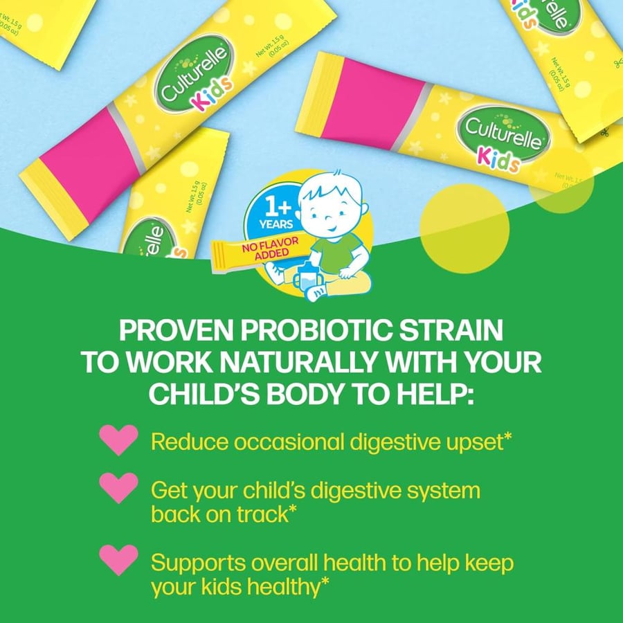 Culturelle Kids Purely Probiotics, Pack of 30 Single Serve