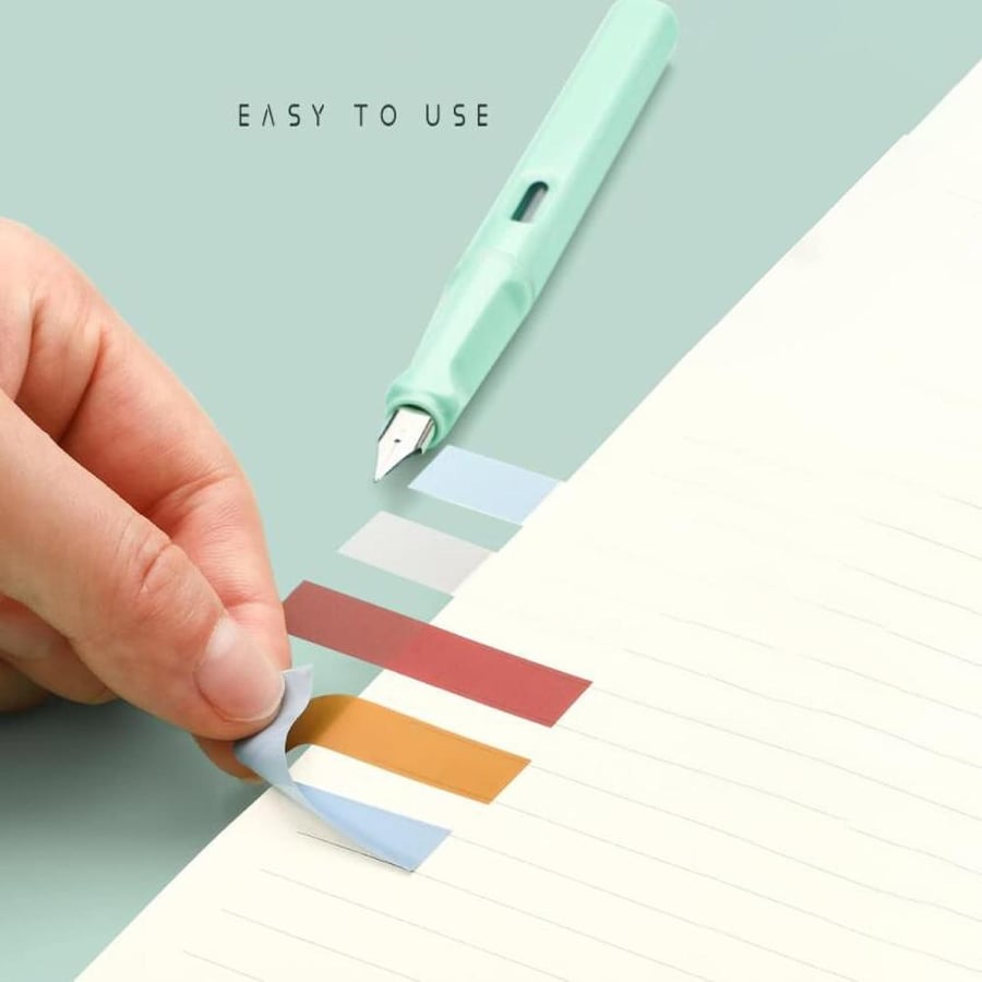 Generic 1200pcs Page Markers,Morandi Sticky Note Tabs Colored Writable and Repositionable Book Flags Tabs Strip Index Tabs,Page Tabs
