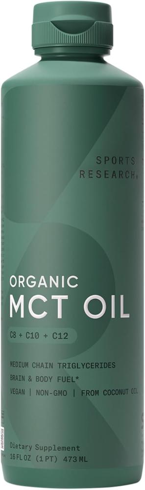 Sports Research, MCT Oil, Unflavored, 16 oz (473 ml)