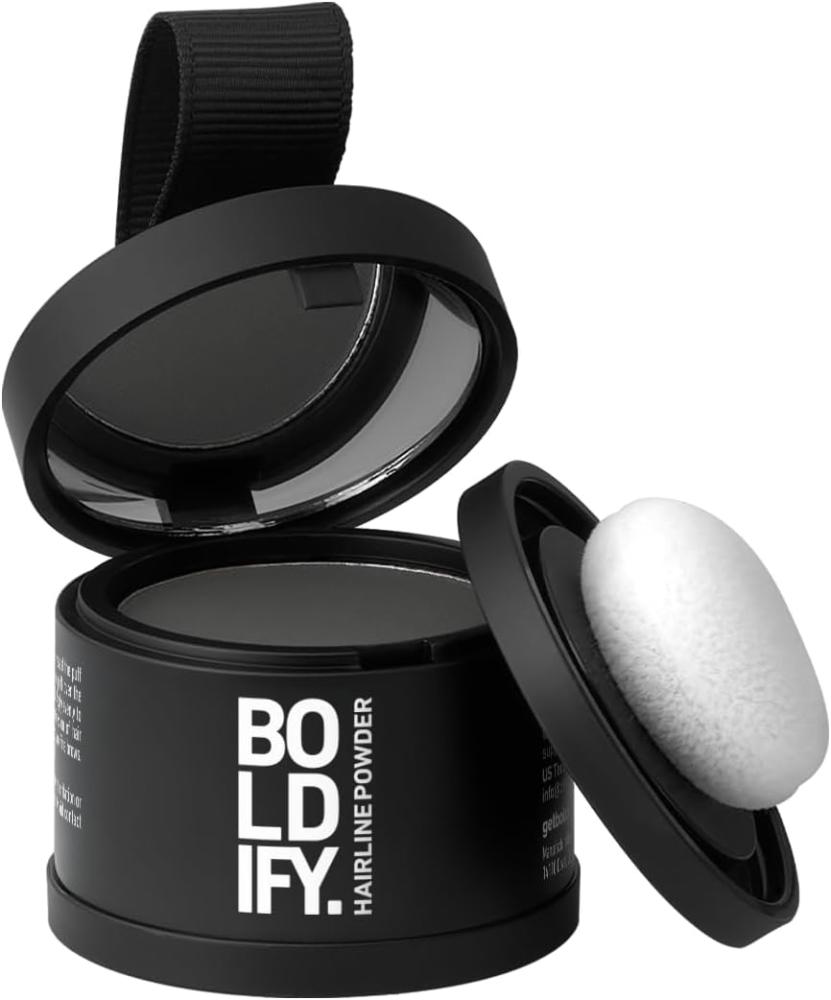 BOLDIFY Hair Powder, Root Color Retoucher, Dark Grey 4g