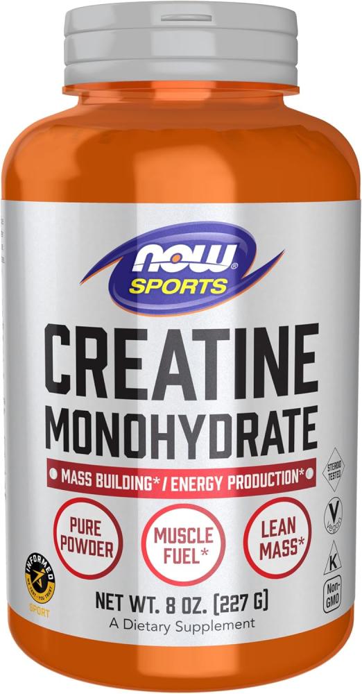 NOW Foods, Pure Sports Creatine Monohydrate Powder (8oz, 227 g)