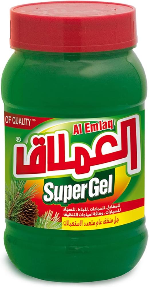 Al Emlaq Super Gel – Multi-Purpose General Cleaner with Pine Scent – Ideal for Floors, Surfaces, Bathrooms & Toilets – 500g