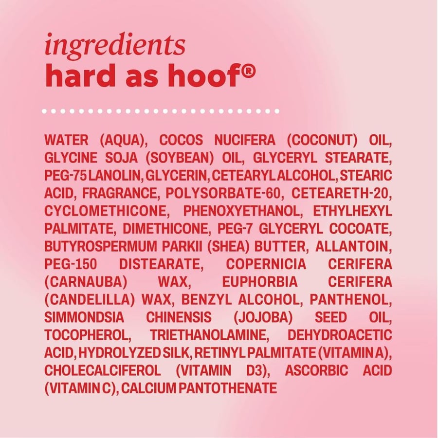 Onyx Professional Hard As Hoof Nail Strengthening Cream with Coconut Scent Nail Strengthener, Nail Growth & Conditioning Cuticle Cream Stops Splits, Chips, Cracks & Strengthens Nails, 1 oz
