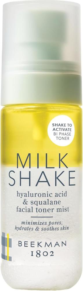 Beekman 1802 Milk Facial Toner - Fragrance Free - 2 oz - Hyaluronic Acid & Squalane Facial Mist - Relieves Redness - Non-Comedogenic, Alcohol Free - Good for Sensitive Skin - Cruelty Free