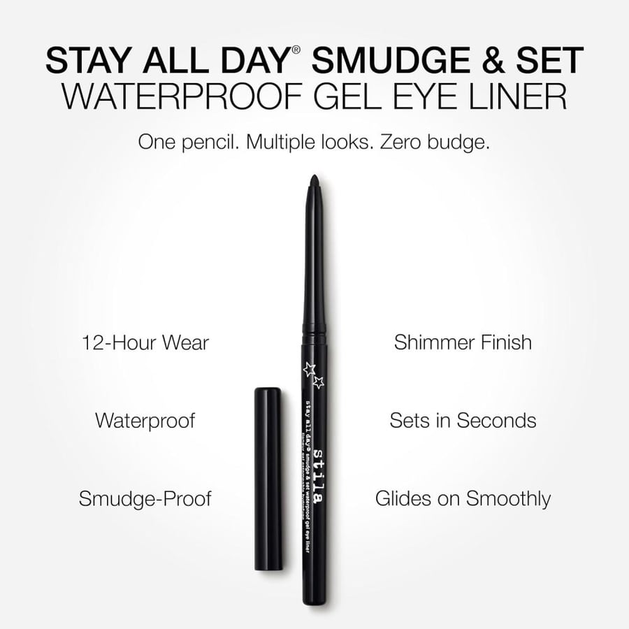 Stay All Day® Smudge & Set Waterproof Gel Eye Liner 0.35g - Stingray Black