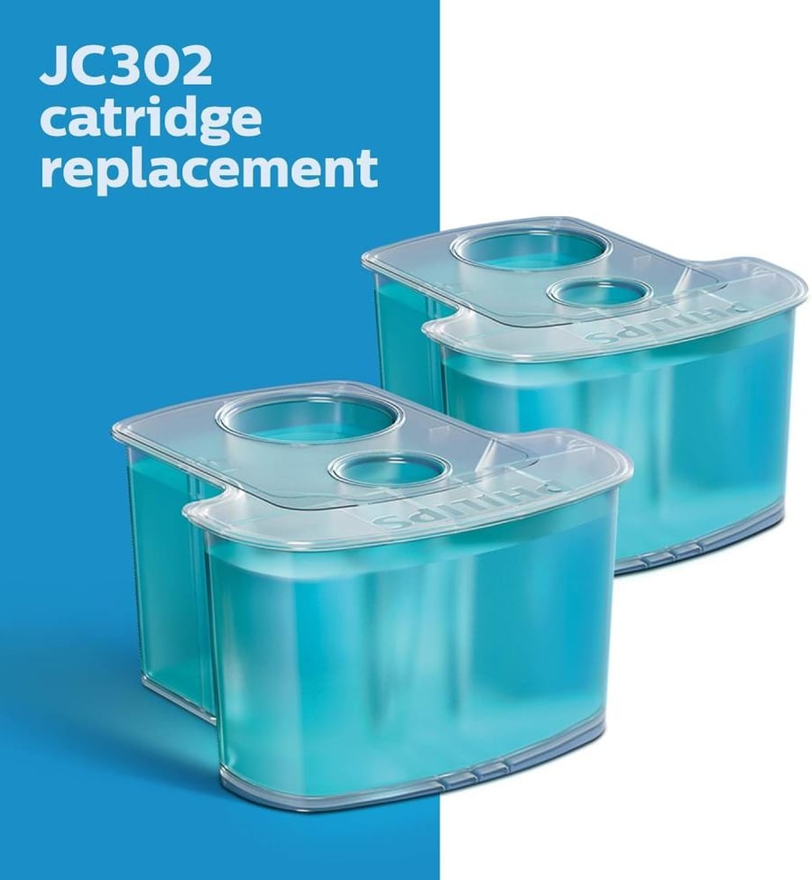 Philips Norelco Cleaning Cartridges for SmartClean System, 2 Count, JC302/52