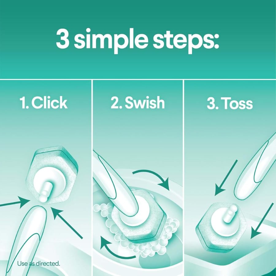 Clorox ToiletWand Disinfecting Refills, Disposable Wand Heads - Rainforest Rush - 10 Count (Package May Vary)