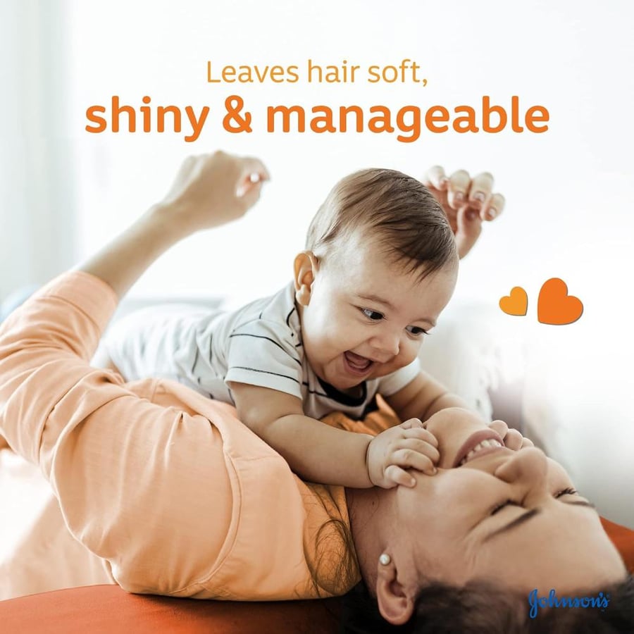 Johnson's Baby Shampoo 200ml – No More Tears Formula, Gentle on Eyes & Scalp, Cleanses Softly & Leaves Hair Smooth, Shiny & Easy to Manage