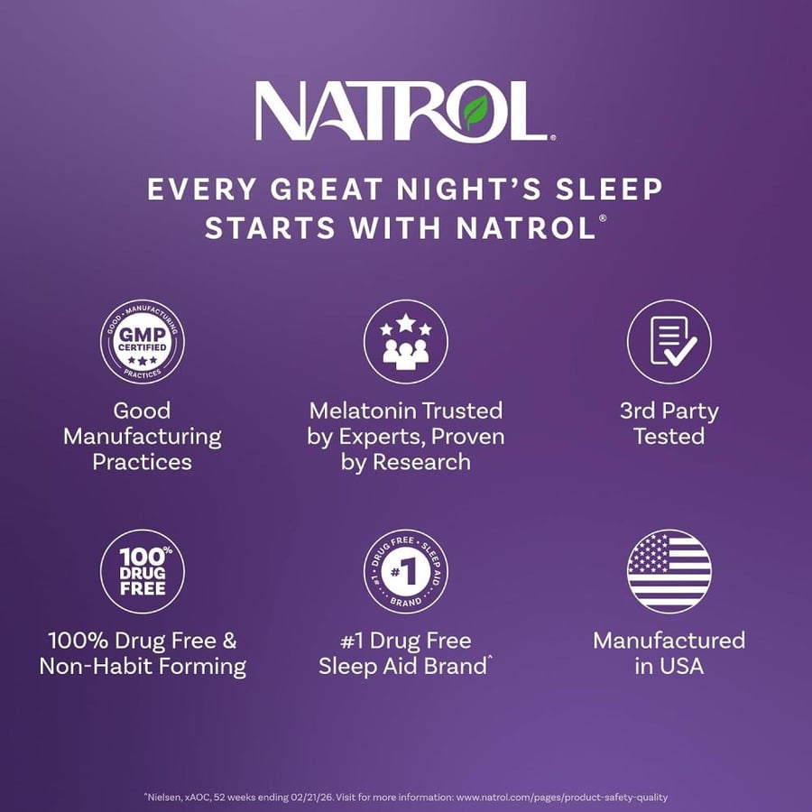 Natrol Kid's Melatonin Strawberry Tablets (4 & Up, 40 Pieces)