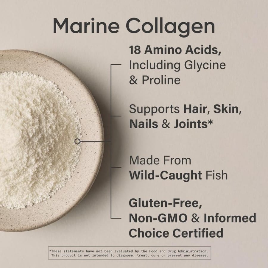Sports Research, Marine Collagen Peptides, Unflavored,12oz (340g)