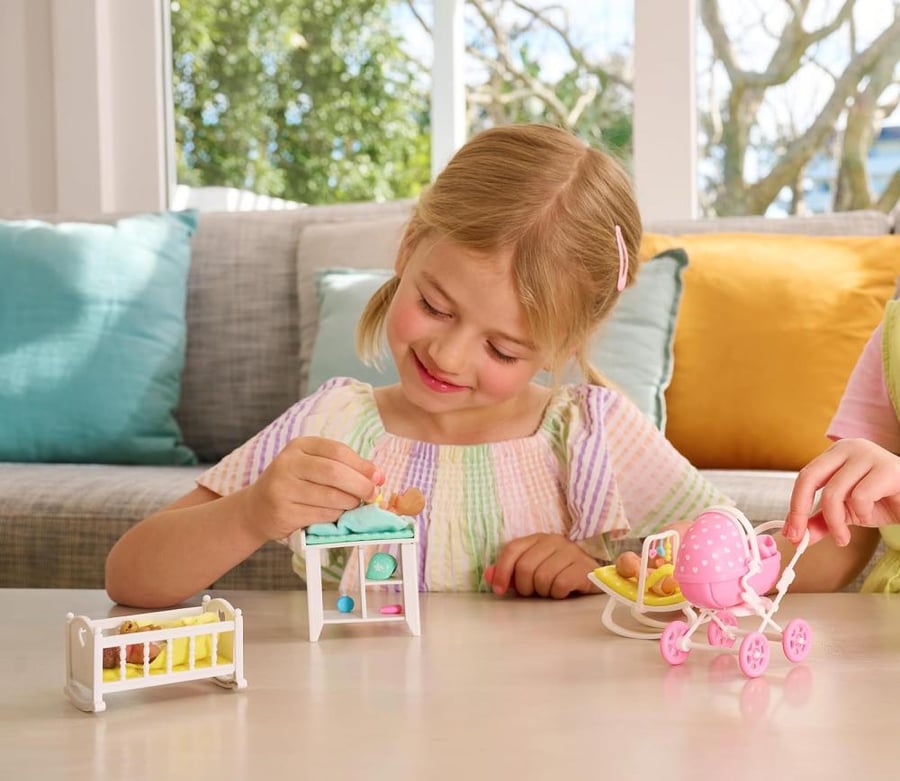 5 Surprise My Mini Baby Series 1, 2 Pack, By ZURU, Collectible Mystery Capsule, Toy for Girls, Realistic Miniature Baby, Playset and Accessories (2 Pack)