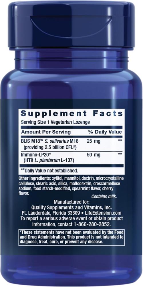 Life Extension, Florassist Oral Hygiene, 30 Lozenges