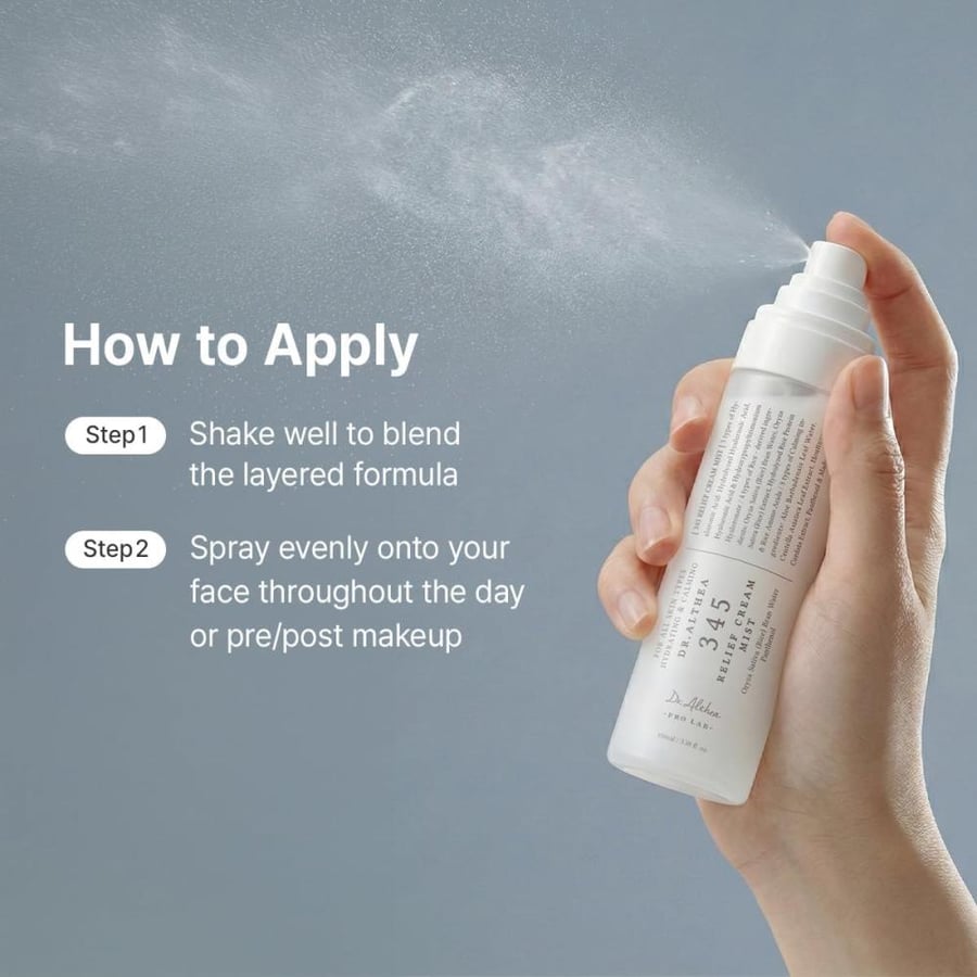 Dr. Elsia 345 Relief Cream Mist, 2.0 fl oz (60 ml)