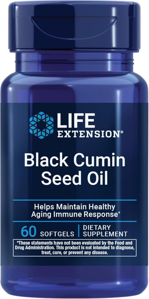 Life Extension Black Cumin Seed Oil (60 Softgels)