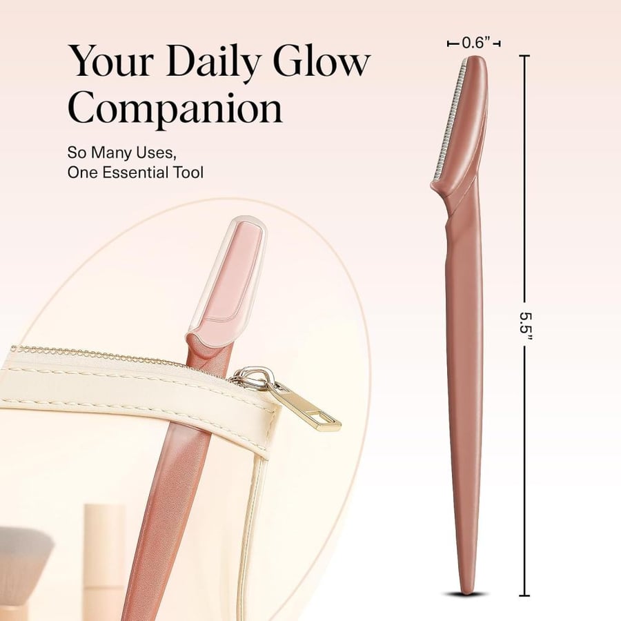 Kitsch 12 pcs Dermaplane Razor for Women Face - Terracotta