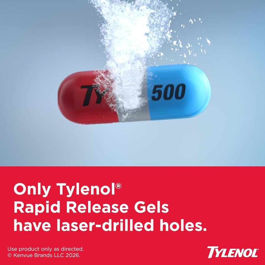 Tylenol Rapid Release Gels, 24 ct.