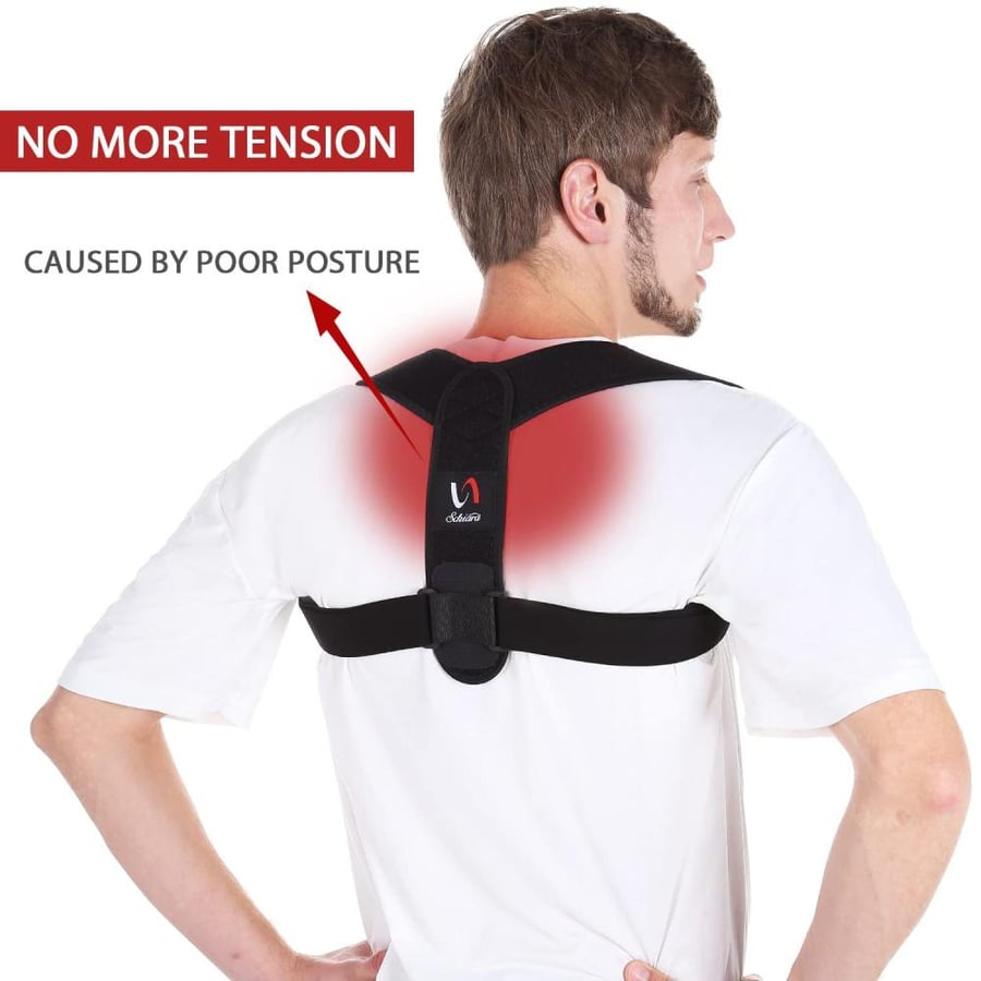 Posture Corrector for Women and Men: Comfortable Upper Back Support Adjustable Back Support for Back, Neck and Shoulder