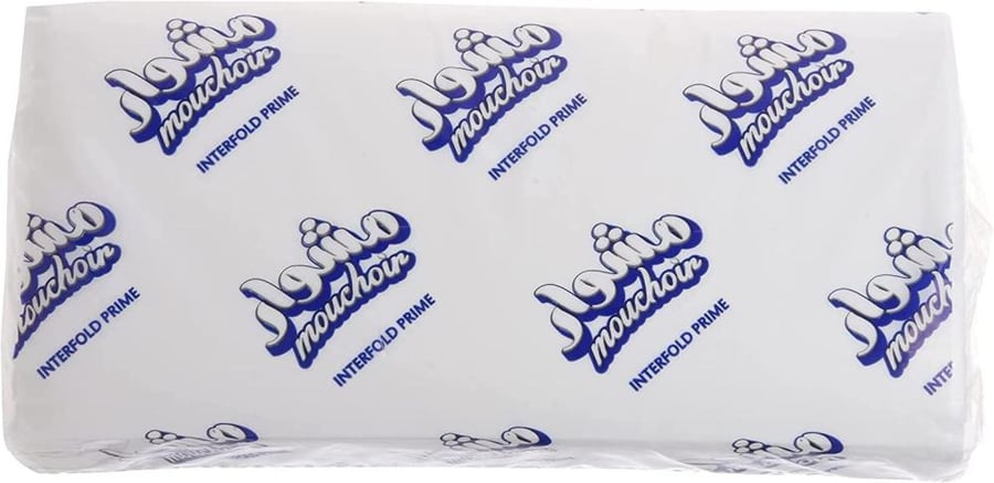 Mouchoir Hand Towel Interfold 150 Sheets X 2-Ply - Pack of 1