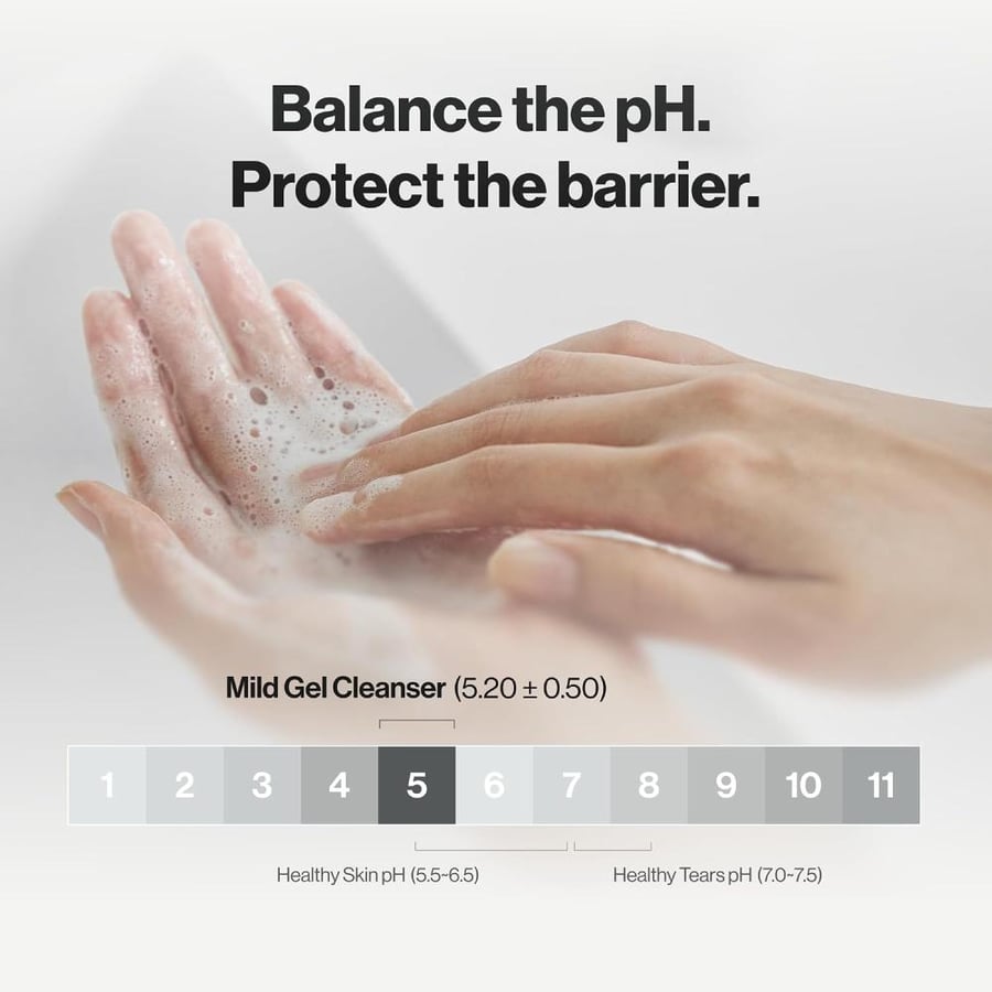 celimax Dual Barrier Mild Gel Cleanser | with Ceramide, Facial Cleansing, Hydrating, Moisturizing, Soothing, Calming Face Wash, 200ml