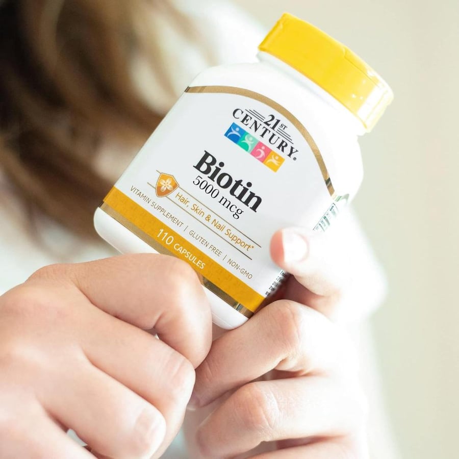 21st Century, Biotin, Super Potency, 5000 mcg, 110 Capsules