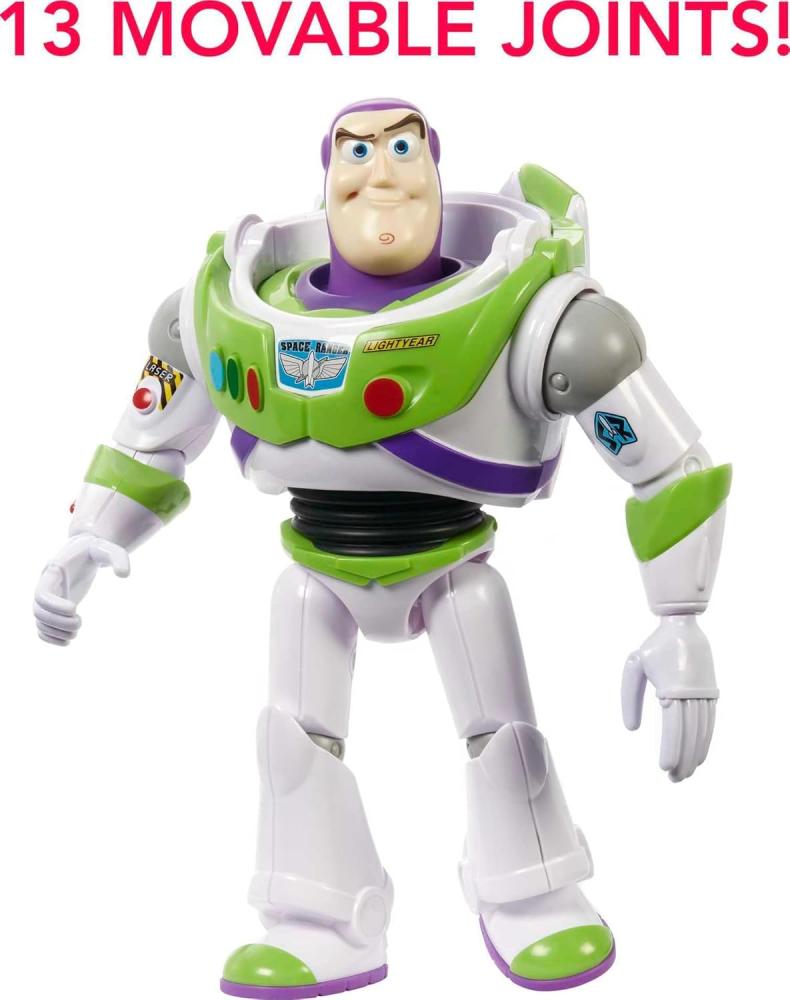 Mattel Pixar Toys Buzz Lightyear Large Action Figure, Posable with Authentic Detail, Toy Collectible, 12 Inch Scale