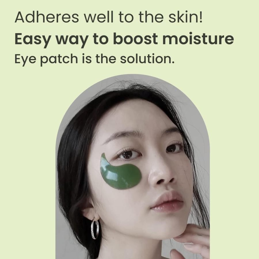 HEIMISH Matcha Biome Hydrogel Eye Patch (60ea) | Eye Patch for Swollen Eyes and Wrinkles | Matcha, flawless skin, Calming, for Swollen Eyes, Antioxidant, Soothing, Vitamins, Kbeauty