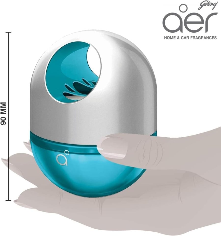 Godrej Aer Twist Car Air Freshener Cool Surf Blue 45G