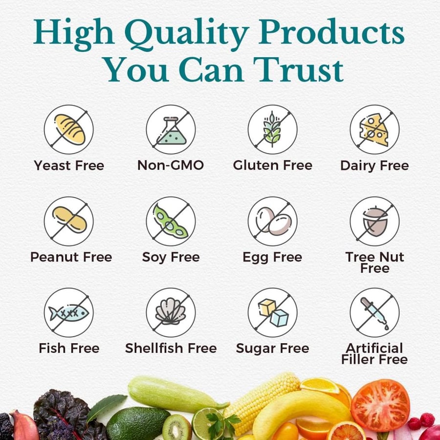 Vitalitown Probiotics 120 Billion CFUs | 36 Strains, with Prebiotics & Digestive Enzymes for Men Women | Shelf Stable | Digestive & Immune Support | Vegan, Non-GMO | 30 Delayed Release Veg Caps
