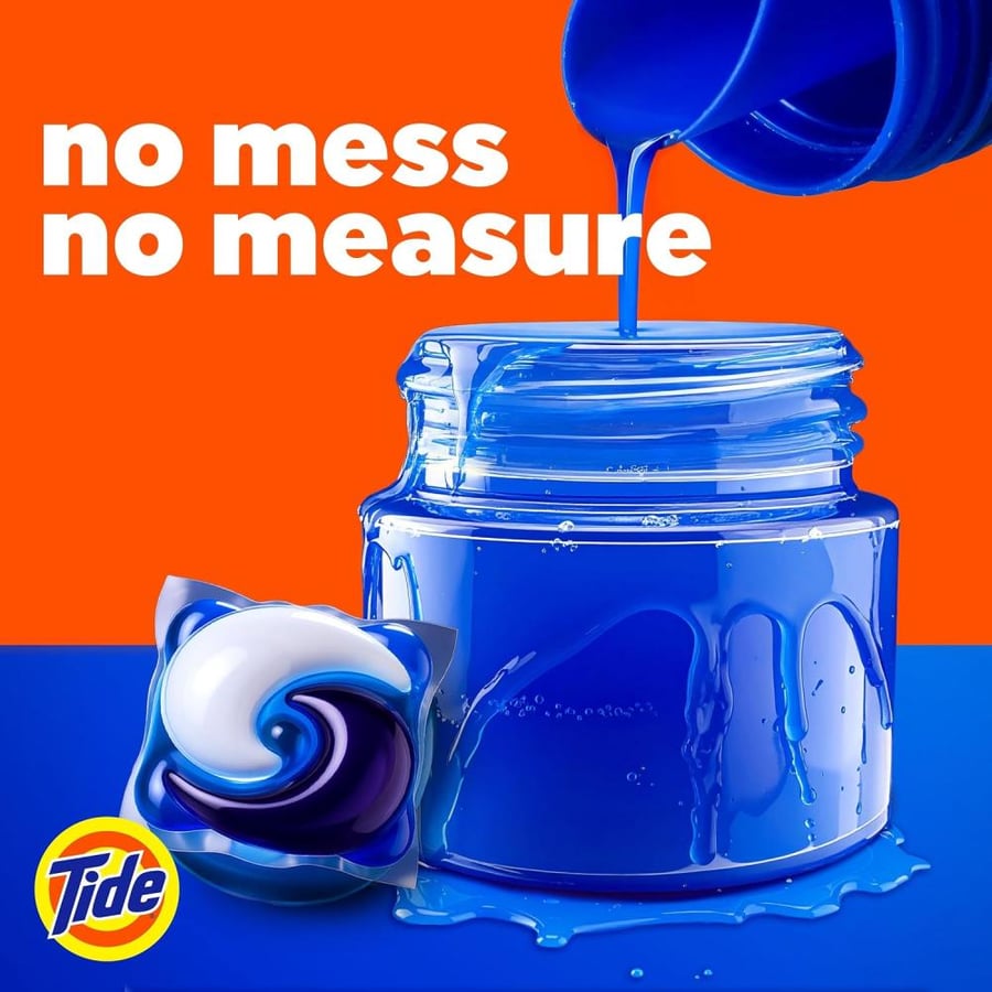 Tide Power Pods Laundry Detergent Pacs with Febreze Sport, 25 Count, Febreze Freshness with Sport Odor Defense