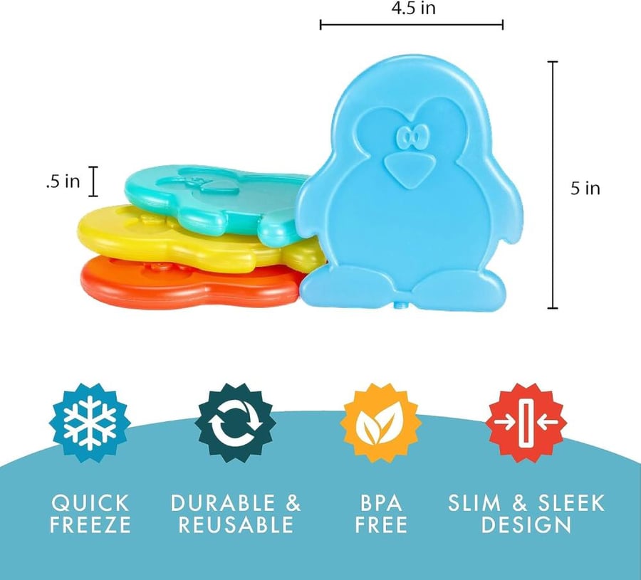 Fit & Fresh Shaped Slim Ice Packs