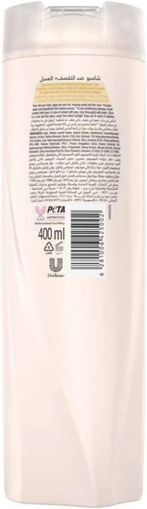 Sunsilk Natural Recharge Anti-Breakage Shampoo with Honey & Almond Oil, Helps Reduce Hair Breakage, Up to 5X Stronger Hair, 24H Fragrance Bloom, 400 ml